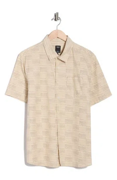 Union Promenade Button-up Shirt In Neutral
