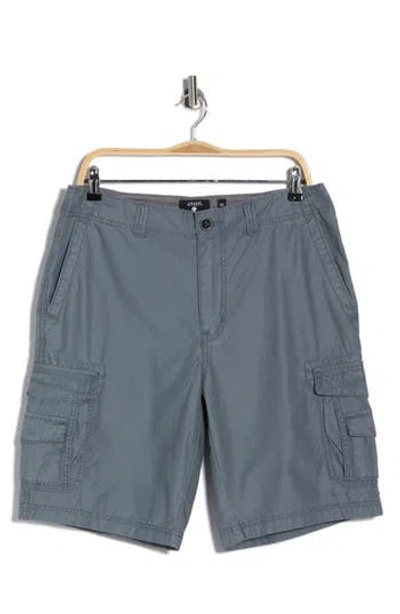 Union Sedona Cotton Cargo Shorts In Blue