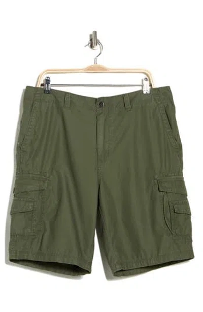 Union Sedona Cotton Cargo Shorts In Green