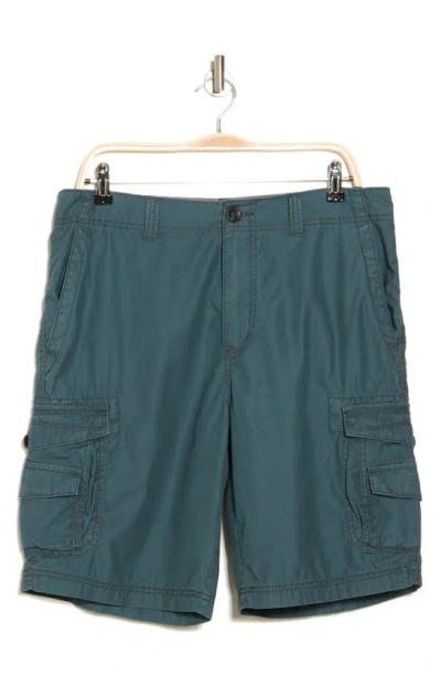 Union Sedona Cotton Cargo Shorts In Blue