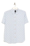 Union Venice Short Sleeve Print Relaxed Fit Shirt In Hamptons