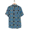 Union Venice Short Sleeve Print Relaxed Fit Shirt In Mylar