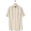 Union Venice Short Sleeve Print Relaxed Fit Shirt In Tin