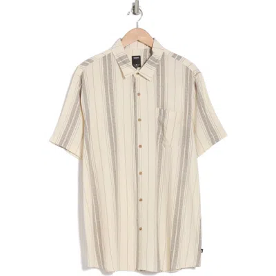 Union Venice Short Sleeve Print Relaxed Fit Shirt In Tin