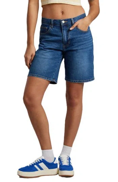 Unionbay Becka Denim Shorts In Blue