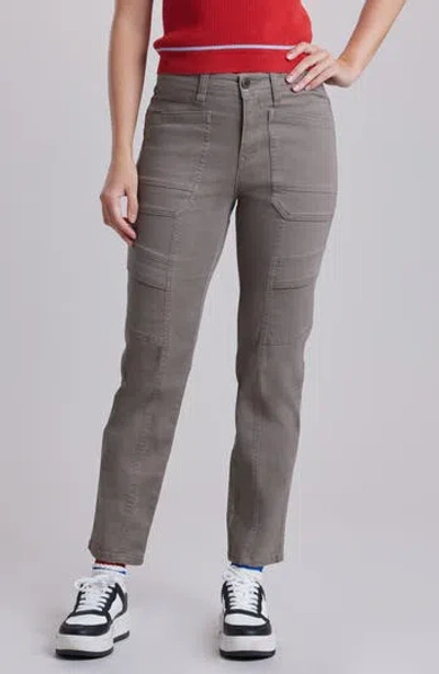 Unionbay Bobby Stretch Cotton Twill Cargo Pants In Brown