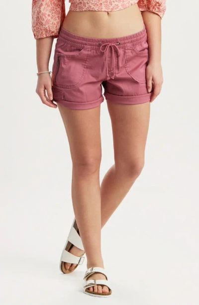 Unionbay Christy Cargo Shorts In Mauvewood