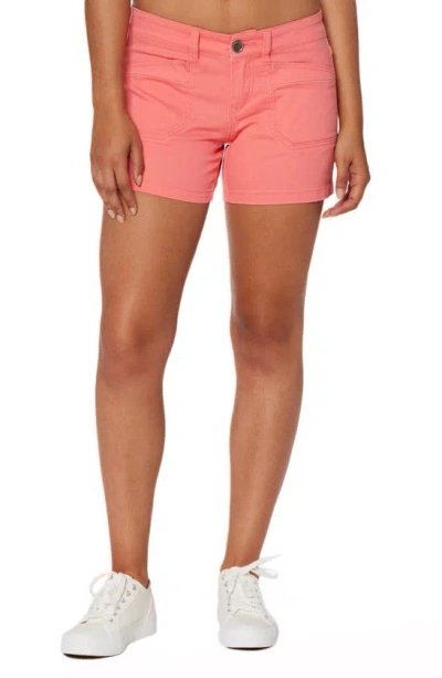 Unionbay Darcy Stretch Twill Shorts In Charisma Pink
