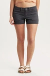 Unionbay Delaney Stretch Twill Shorts In Galaxy Grey 2