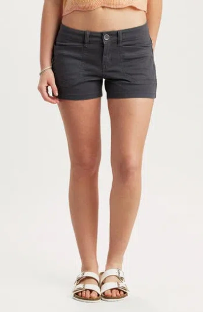 Unionbay Delaney Stretch Twill Shorts In Galaxy Grey 2