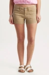 Unionbay Delaney Stretch Twill Shorts In Sandy Brown