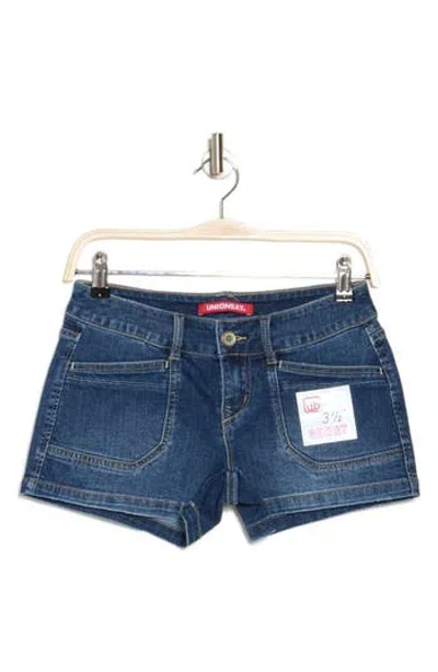 Unionbay Delaney Utility Denim Shorts In Siren Blue