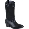 Unionbay Devon Studded Western Boot In Black
