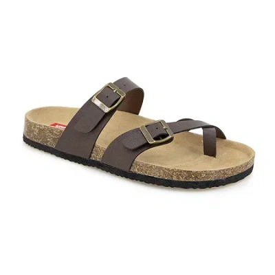 Unionbay Footbed Sandal Womens Footbed Sandals In Brown
