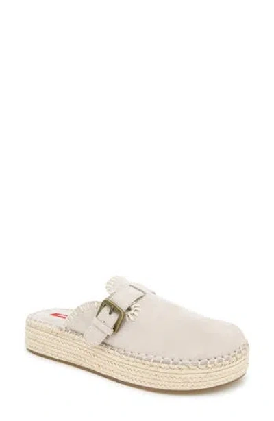Unionbay Kalani Platform Espadrille Mule In Chalk