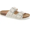 Unionbay Milano Slide Sandal In White