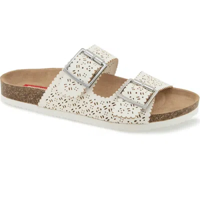 Unionbay Milano Slide Sandal In White