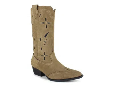 Unionbay Ora Cowboy Boot In Brown