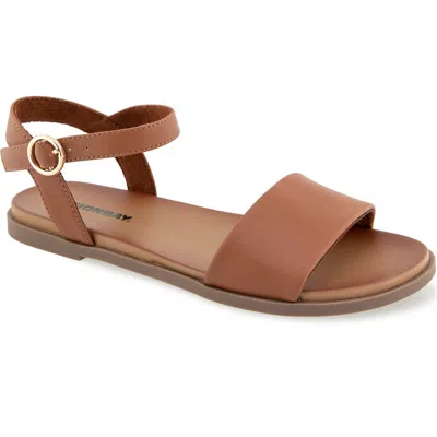 Unionbay Regal Ankle Strap Sandal In Brown