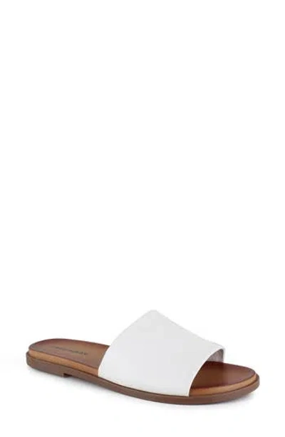 Unionbay Renee Slide Sandal In White