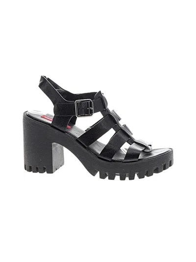 Pre-owned Unionbay Sandals In Black