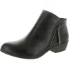 Unionbay Womens Zipper Faux Leather Shooties