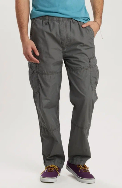 Unionbay Xander Slacker Cargo Pants In Grey Goose