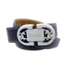Uniqcorn Exceptionnel Women's Reversible Leather Belt Heritage Brown With Silver Buckle