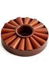 Uniqka Bellis Leather Jewellery Box (4cm X 14cm) In Brown