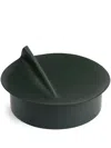 Uniqka Large Rotonda Circular Trinket Box (15cm X 32cm) In Green