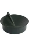 Uniqka Small Rotonda Circular Trinket Box (11cm X 23cm) In Green
