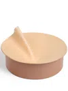 Uniqka Small Rotonda Circular Trinket Box (11cm X 23cm) In Neutrals