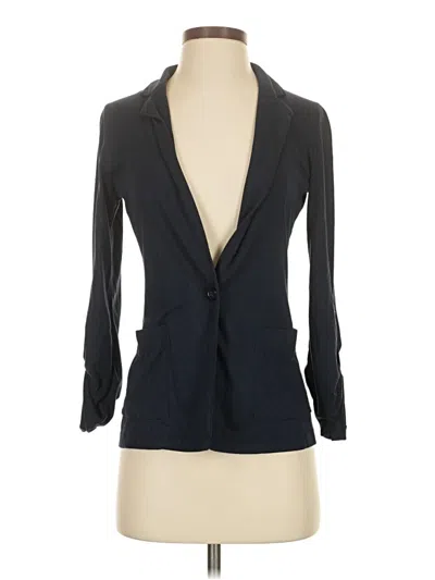 Pre-owned Uniqlo 3/4 Sleeve Blouse In Black