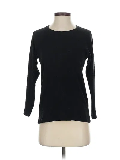 Pre-owned Uniqlo 3/4 Sleeve T-shirt In Black