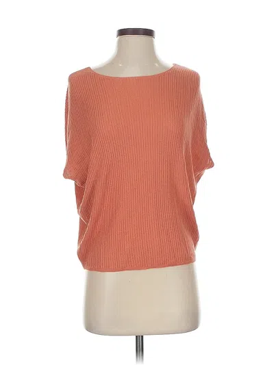 Pre-owned Uniqlo 3/4 Sleeve T-shirt In Orange