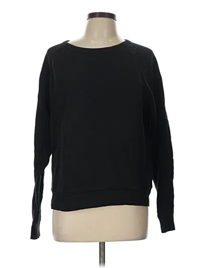 Pre-owned Uniqlo 3/4 Sleeve T-shirt In Black