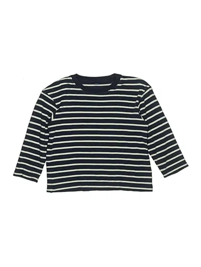 Pre-owned Uniqlo Kids' 3/4 Sleeve T-shirt In Blue