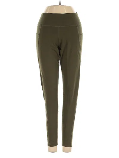 Pre-owned Uniqlo Active Pants In Green