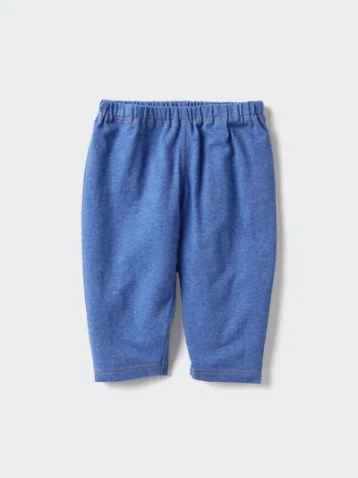 Uniqlo Baby Airism Cropped Leggings Denim-like Blue Age 3-4  Us