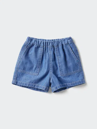 Uniqlo Baby Denim Easy Shorts Blue Age 18-24m  Us