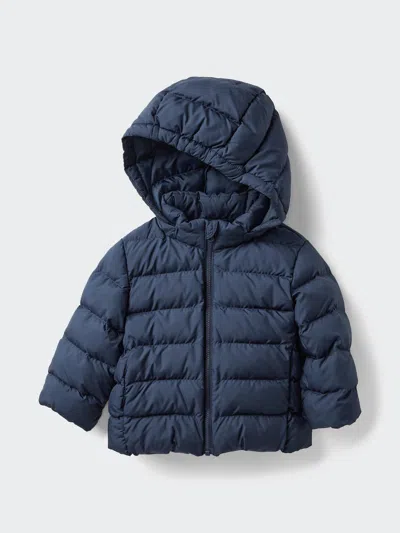 Uniqlo Baby Pufftech Washable Parka Navy Age 3  Us In Blue