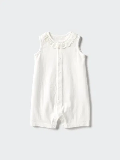 Uniqlo Baby Sleeveless One Piece Outfit Off White Age 12-18m  Us