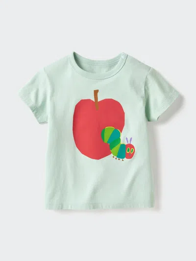 Uniqlo Baby The Picture Book Collection Ut Graphic T-shirt Caterpillar Green Age 18-24m  Us