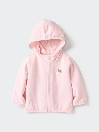 Uniqlo Baby Uv Protection Mesh Hoodie Pink Age 3  Us