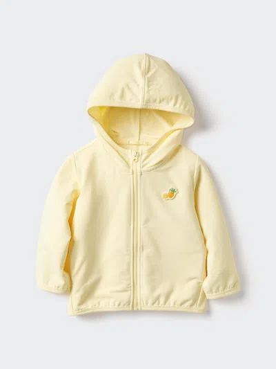 Uniqlo Baby Uv Protection Mesh Hoodie Yellow Age 12-18m  Us In Brown