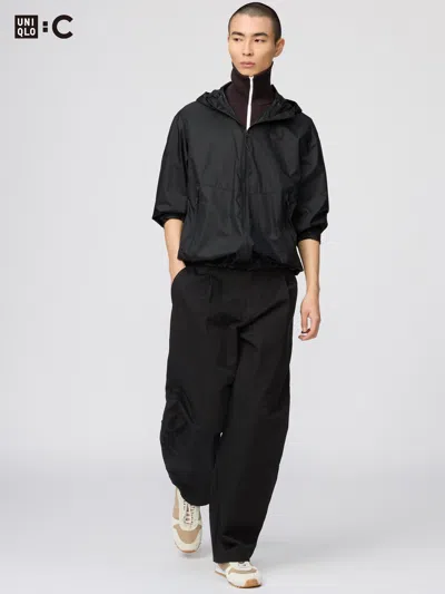 Uniqlo Barrel Pants Black Medium 100% Cotton  Us