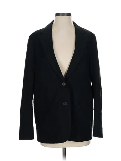 Pre-owned Uniqlo Blazer Jacket In Black