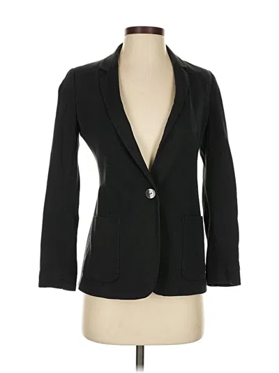Pre-owned Uniqlo Blazer Jacket In Black