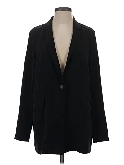 Pre-owned Uniqlo Blazer Jacket In Black