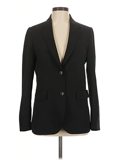 Pre-owned Uniqlo Blazer Jacket In Black